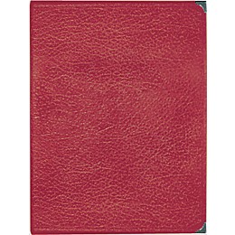 Deer River Deluxe Leatherette Choral Folio Red