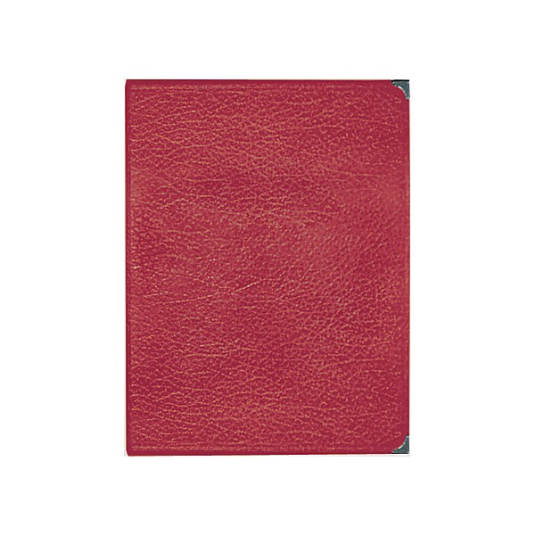 Deer River Deluxe Leatherette Choral Folio Red