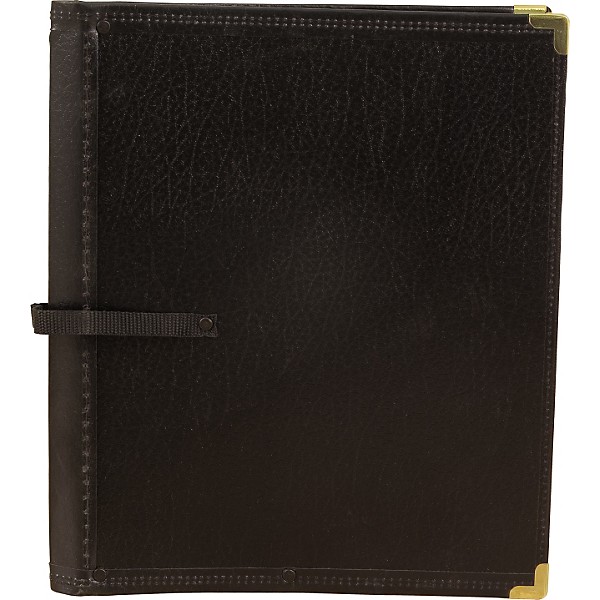 Deer River Deluxe Black Choral Folio with Hand Strap Black
