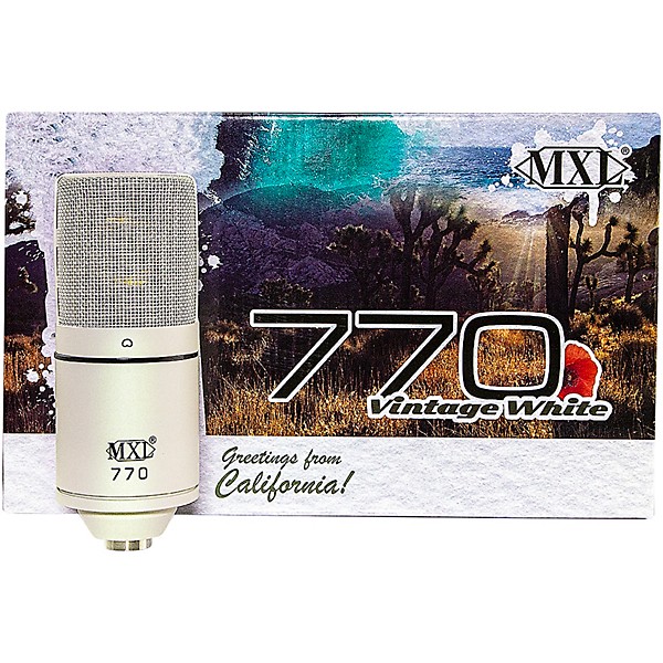 MXL MXL 770 Condenser Microphone Vintage White