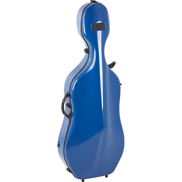 Bam Newtech Cello Case Blue, with Wheels