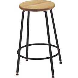 The String Centre String Bass Stool Maple Seat Non-Adjustable Black Legs