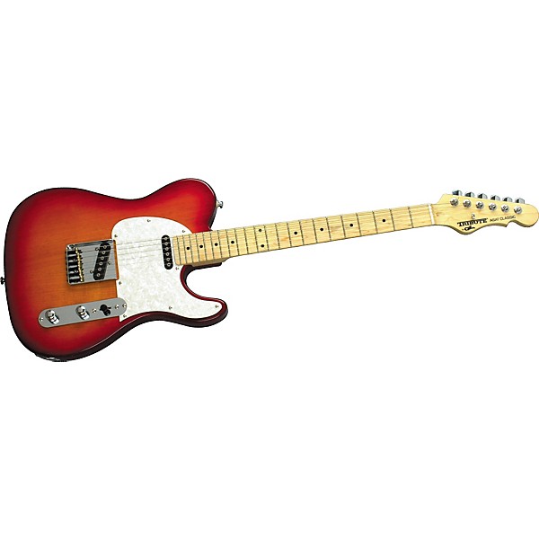 G&L ASAT Classic Premium Maple Solid Body Electric Guitar Cherry Burst