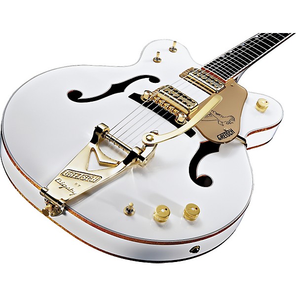 Platinum Gretsch Guitars 6136DC White Falcon Double Cutaway