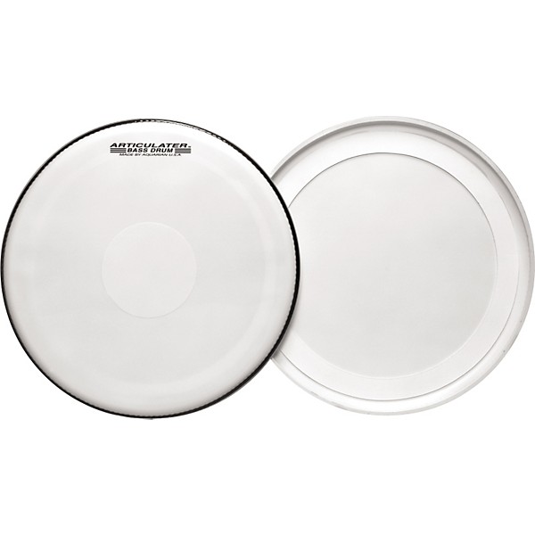 Aquarian Articulator Bass Drum Head White 28 in.