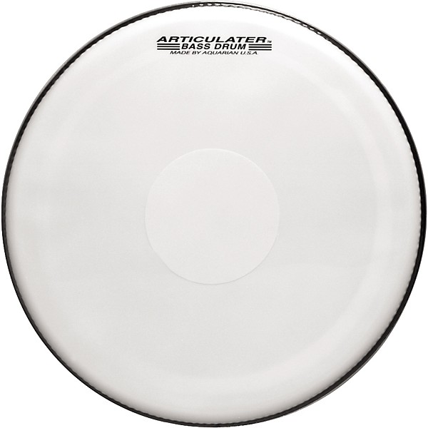 Aquarian Articulator Bass Drum Head White 28 in.