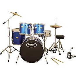 Verve DP-22APEX 5 Piece Drum Set Dark Blue