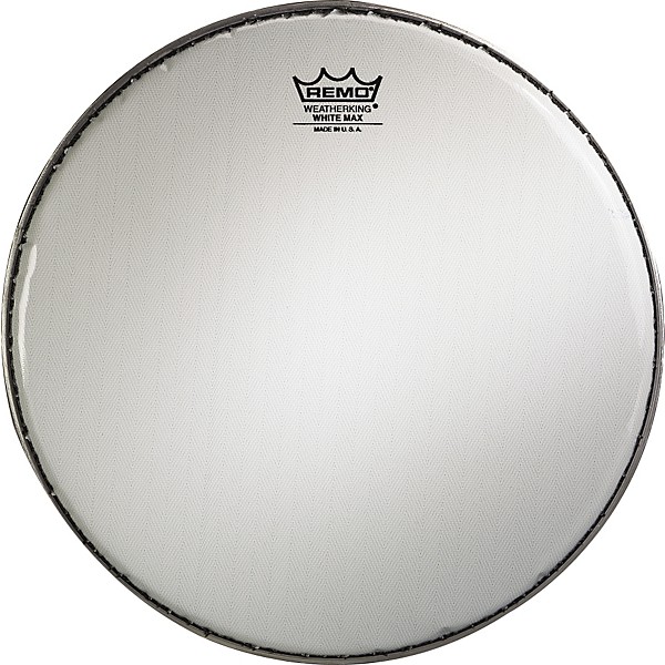 Remo White Max Marching Head 14 inch Snare Head For Pipe Drums 14 in. Snare Head For Pipe Drums