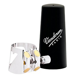 Vandoren OPTIMUM Clarinet Ligatures Alto Clarinet - Silve... Vandoren OPTIMUM Clarinet Ligatures Bb Clarinet with Plastic Cap