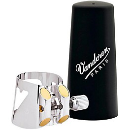 Vandoren Optimum Series Saxophone L... Vandoren Optimum Series Saxophone Ligatures Soprano Sax - Gold-Gilded with Plastic Cap