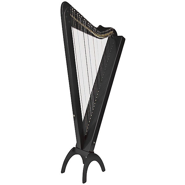 Rees Harps Grand Harpsicle Harp Black