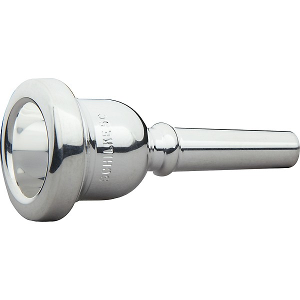 Open Box Schilke Standard Series Small Shank Trombone Mouthpiece in Silver Level 2 40B, Silver 194744842863