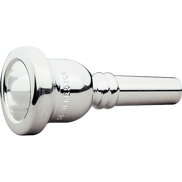 Open Box Schilke Standard Large Shank Trombone Mouthpiece in Silver Level 2 50, Silver 194744629372