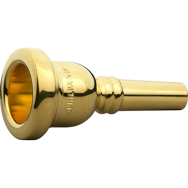 Open Box Schilke Standard Series Large Shank Trombone Mouthpiece in Gold Level 2 51D 190839907707