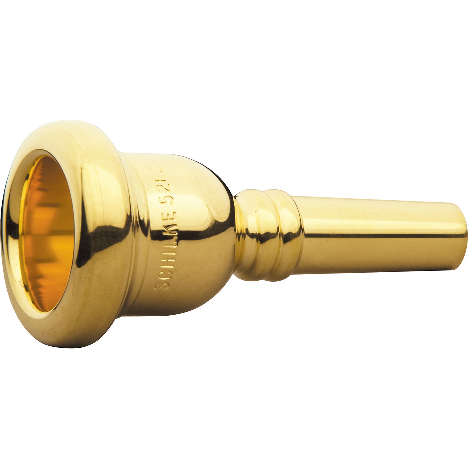 Schilke Standard Series Large Shank Trombone Mouthpiece in Gold 52E2