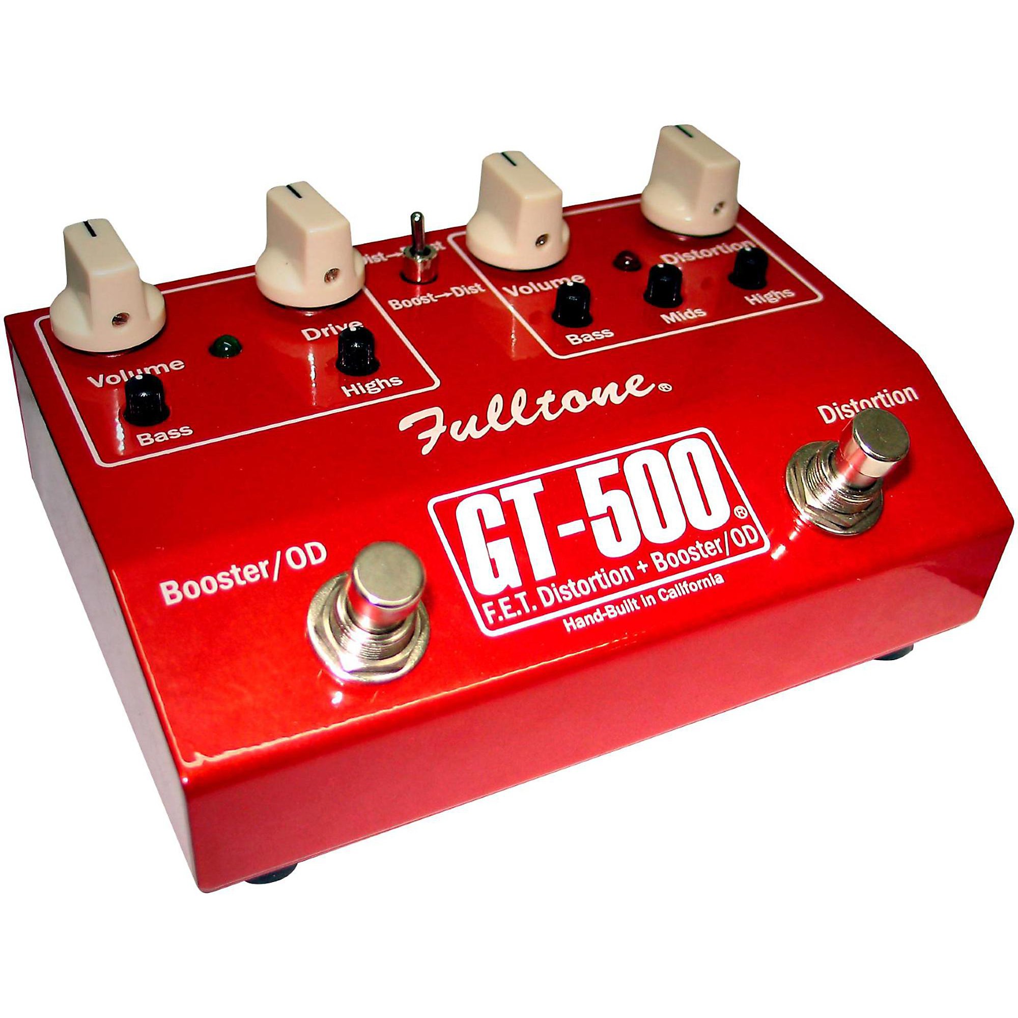 ギター Fulltone GT-500 FET distotion+booster/od Open Box Fulltone GT-500 FET Distortion + Booster and Overdrive