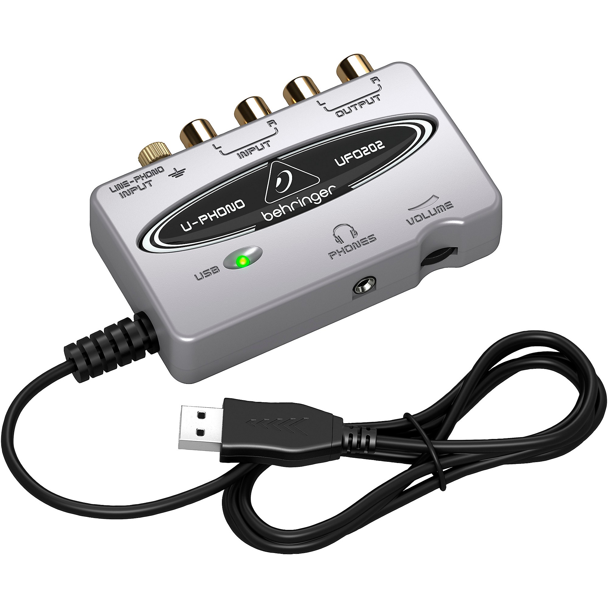 (未使用･未開封品)　ベリンガー U-PHONO UFO202 og8985z Behringer UPHONO UFO202 USB Audio Interface | Guitar Center