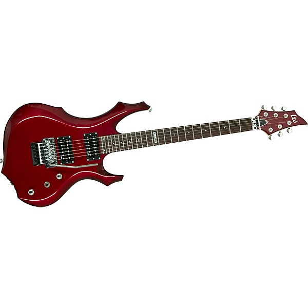 Open Box ESP LTD F-50 with Floyd Rose Electric Guitar Black