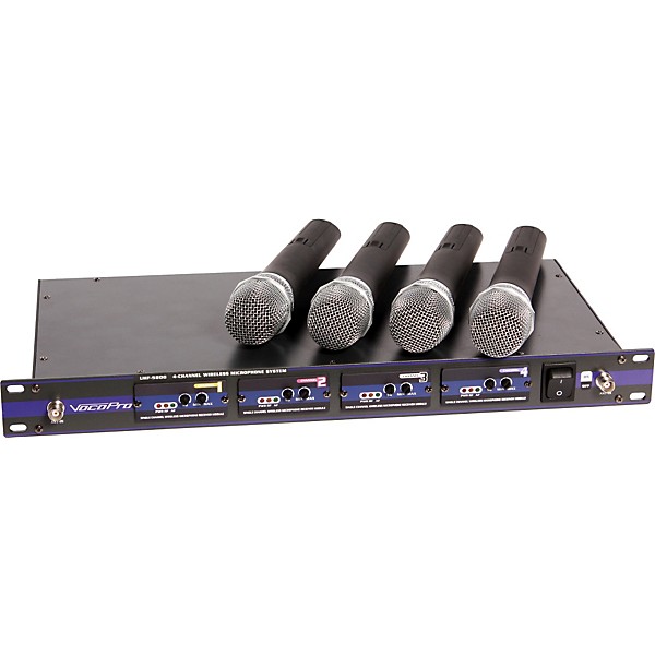 Open Box VocoPro UHF-5800 4-Microphone Wireless System Level 1 Band 3