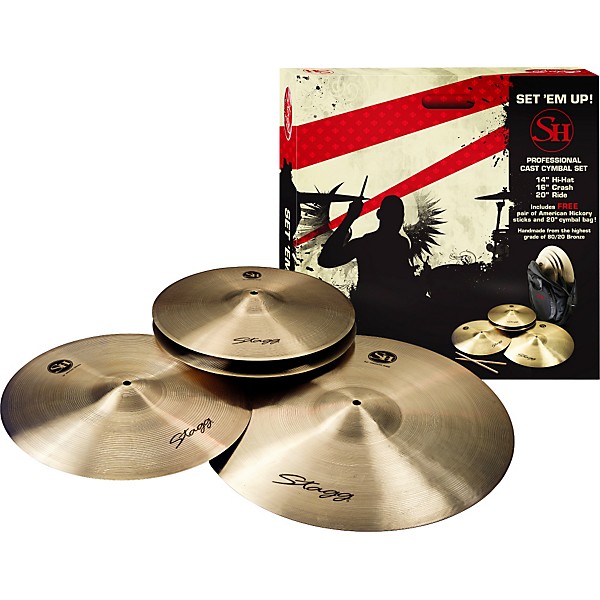 Stagg SH 4-piece Cymbal Pack