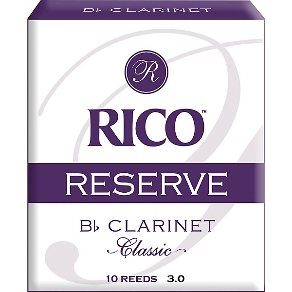 Rico Reserve Classic Bb Clarinet Reeds Strength 3