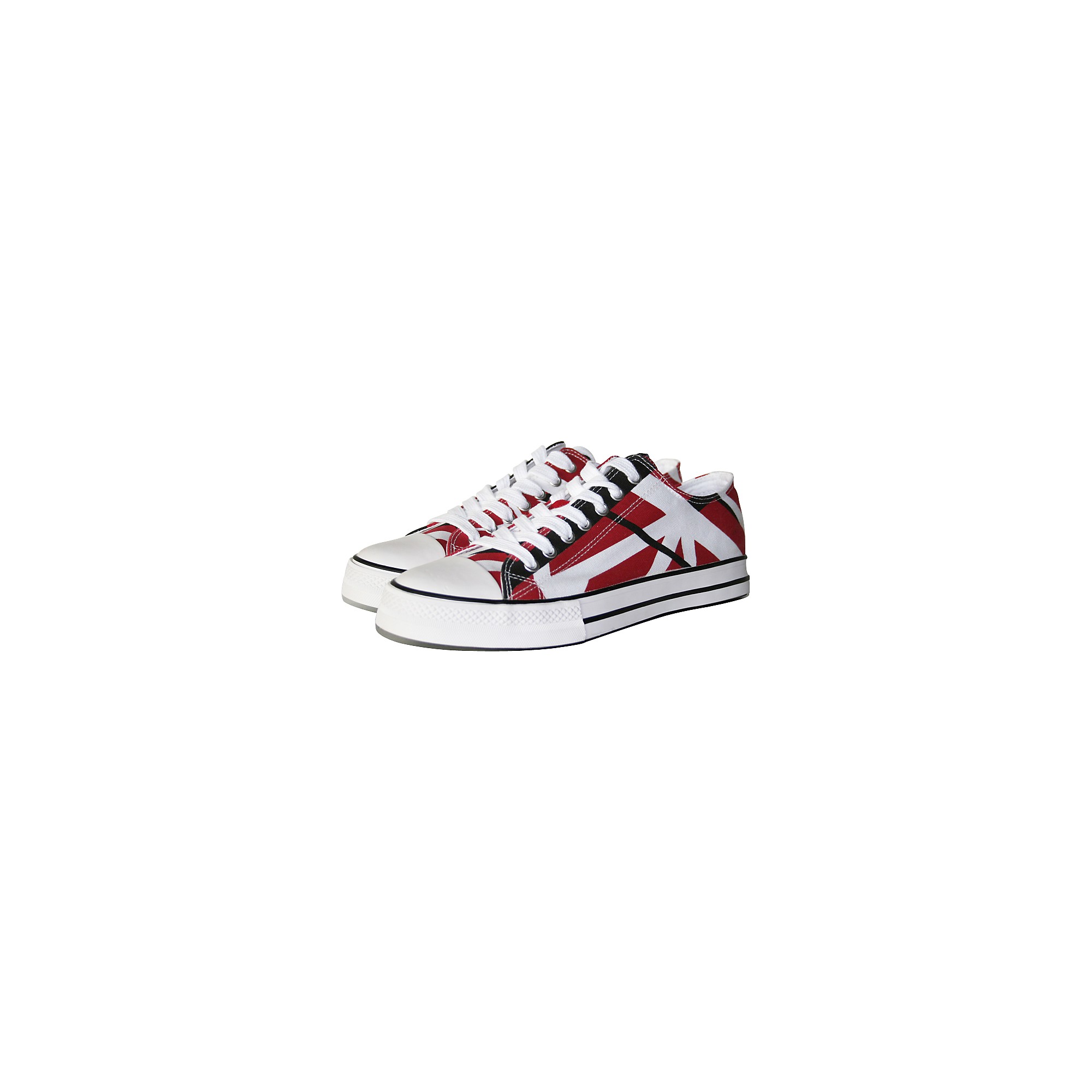 Open Box EVH Eddie Van Halen Low Top Sneakers - Red, Black, and