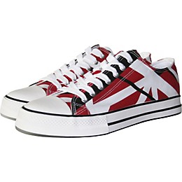 Open Box EVH Eddie Van Halen Low Top Sneakers - Red, Black, and