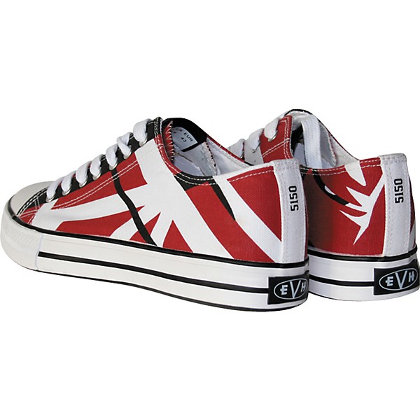 Open Box EVH Eddie Van Halen Low Top Sneakers - Red, Black