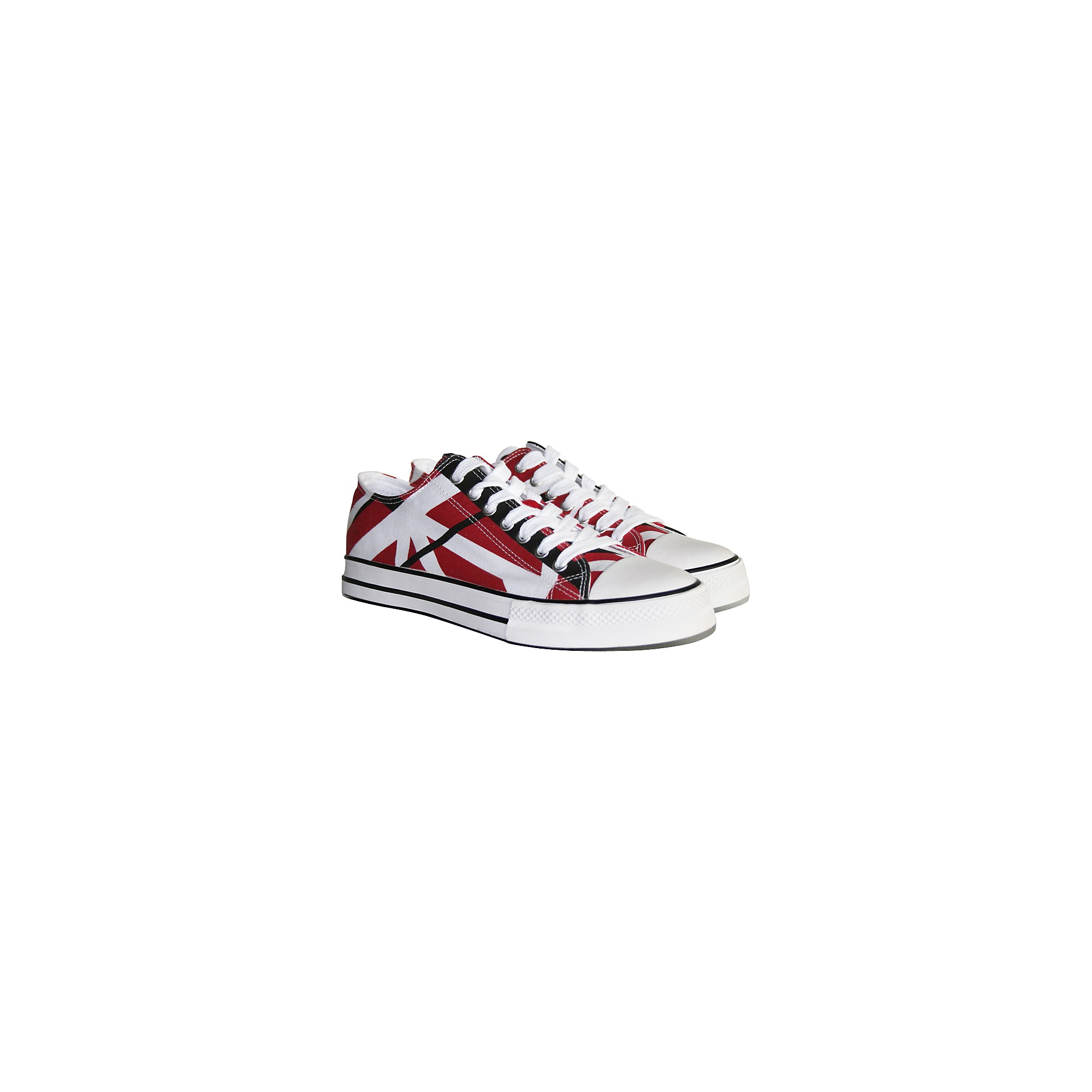 Open Box EVH Eddie Van Halen Low Top Sneakers - Red, Black, and