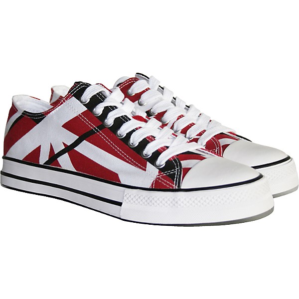 Open Box EVH Eddie Van Halen Low Top Sneakers - Red, Black, and