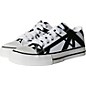 EVH Eddie Van Halen Low Top Sneakers - White with Black Stripes Black/White 12 thumbnail