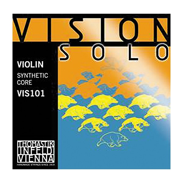 Thomastik Vision Solo 4/4 Size Violin Strings 4/4 Size Aluminum D String