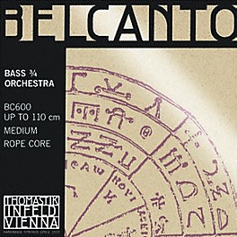 Thomastik Belcanto 3/4 Size Double Bass Strings 3/4 S... Thomastik Belcanto 3/4 Size Double Bass Strings 3/4 Size E Extension