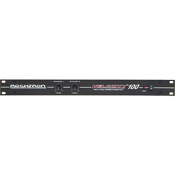 Open Box Rocktron Velocity 100 Power Amp Level 1