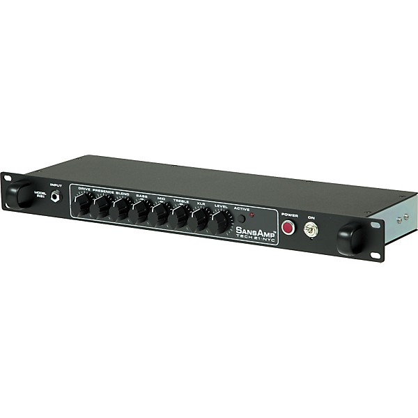 Open Box Tech 21 Sansamp RBI Rackmount Bass Tube Amp Emulator Level 2 Regular 888366022658