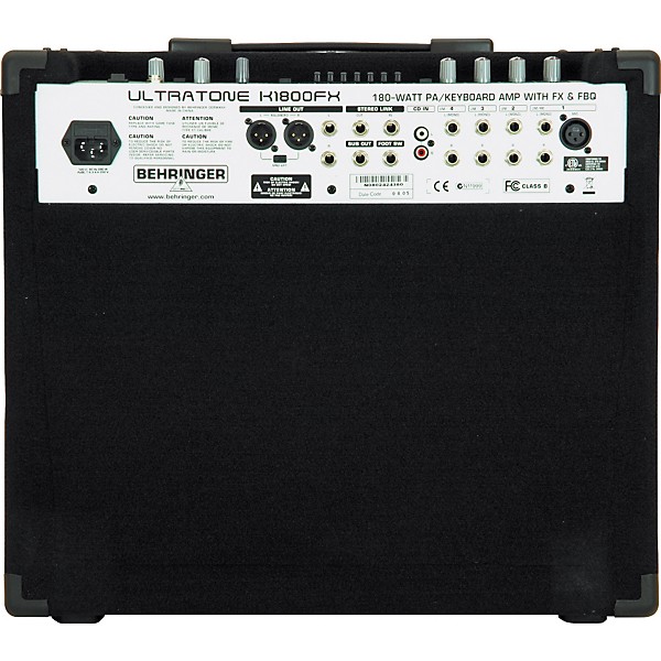 Behringer Ultratone K1800FX Reviews | Sweetwater