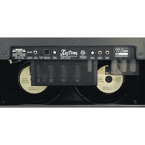 Kustom '72 Coupe Guitar Combo Amp Charcoal