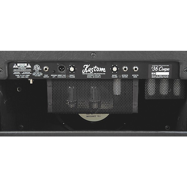Kustom '36 Coupe Guitar Combo Amp Charcoal