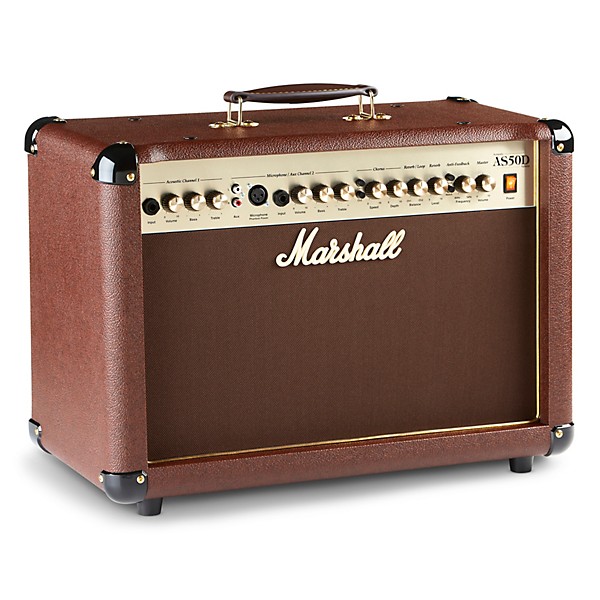 Open Box Marshall AS50D 50w 2x8 Acoustic Guitar Combo Amp Level 1