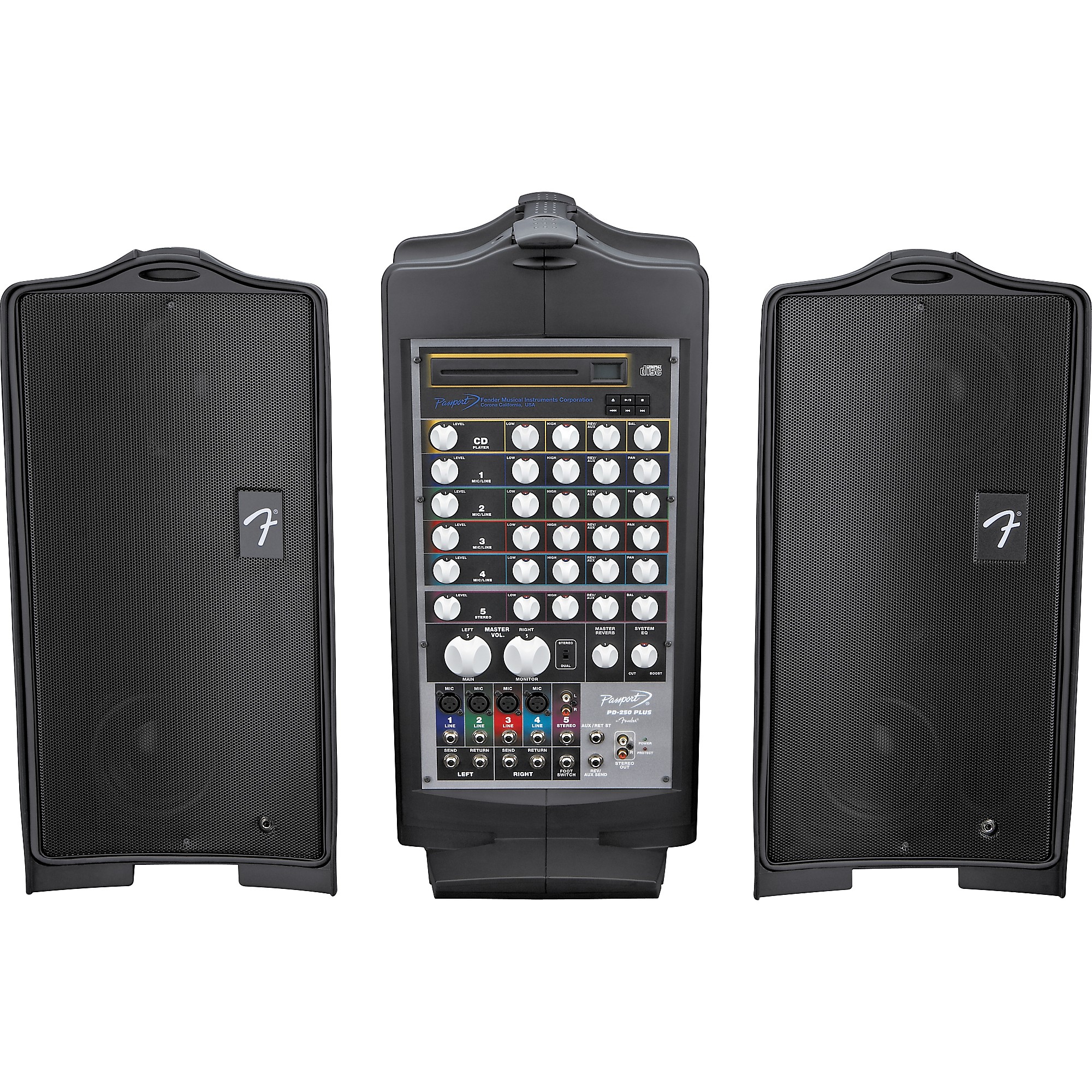 Fender Passport PD-250 Plus Portable Sound System | Guitar Center