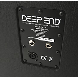 Kustom Deep End Series 115 1x15" Bass Speaker Cabinet