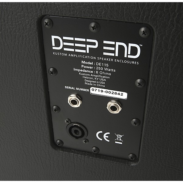 Kustom Deep End Series 115 1x15" Bass Speaker Cabinet