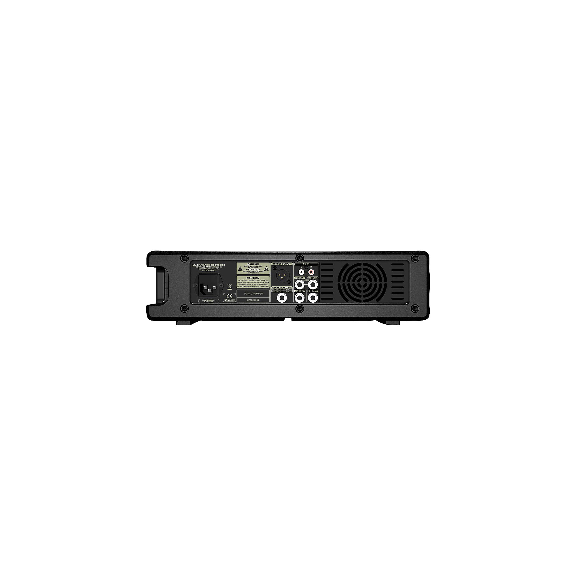 Behringer Ultrabass BXR1800H Bass Amplifier Head | Guitar Center