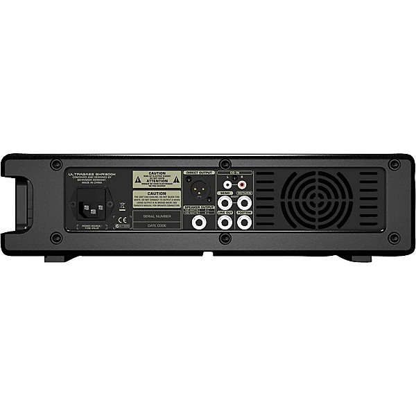 ベリンガー ＵＬＴＲＡＢＡＳＳ　アンプヘッド　 BXR1800H　　★動作ＯＫ Behringer | Product | BXR1800H