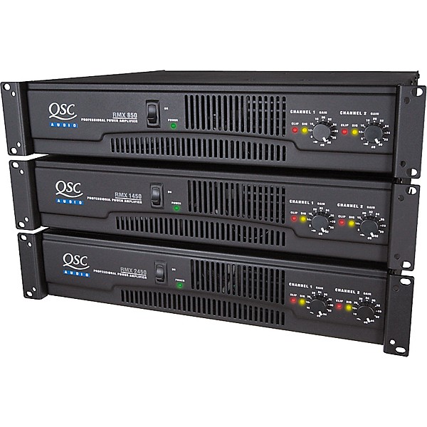 アンプ QSC PROFESSIONAL POWER AMPLIFIER RMX 850 Open Box QSC RMX 850 Power Amp | Guitar Center