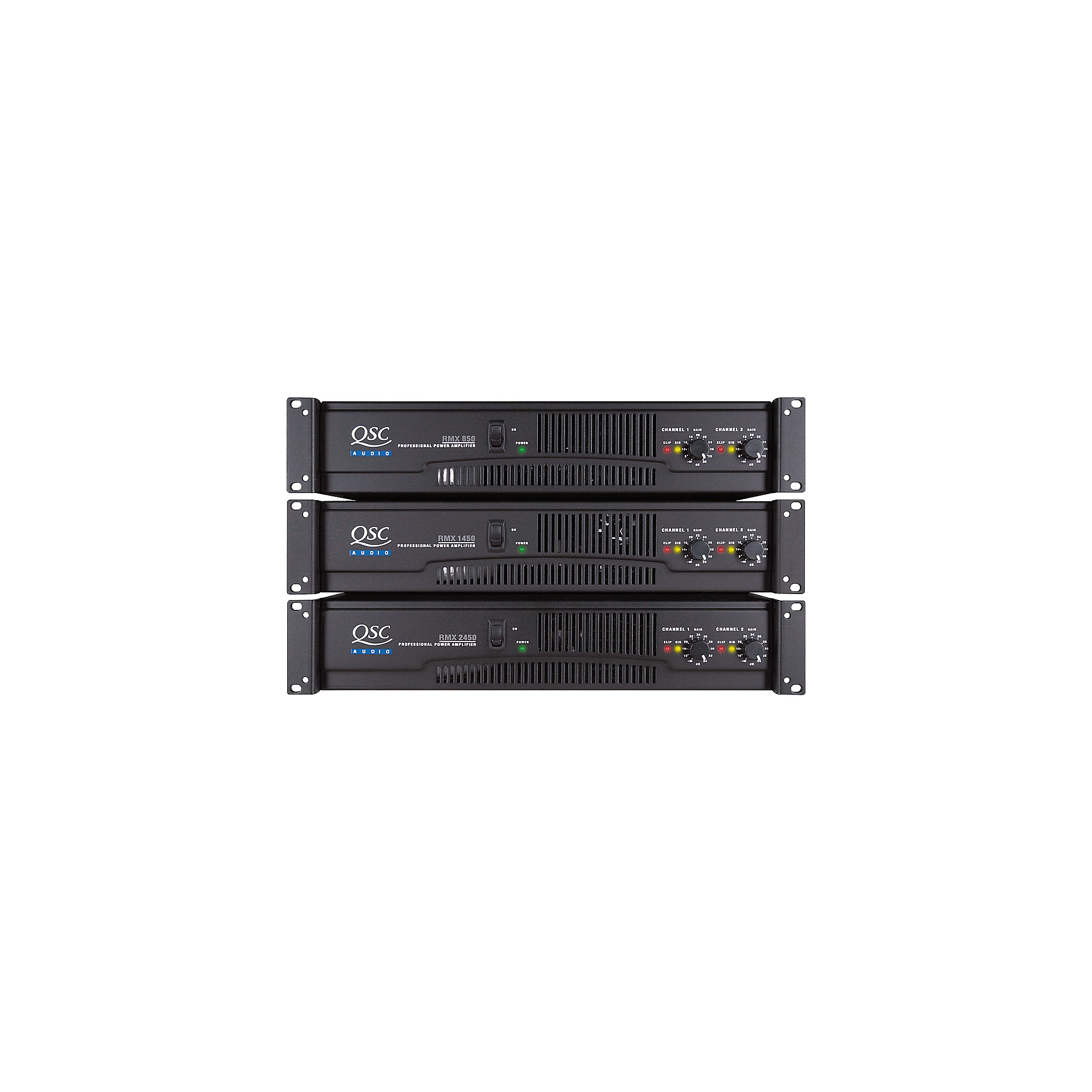 アンプ QSC PROFESSIONAL POWER AMPLIFIER RMX 850 RMX850a Power Amplifier – QSC
