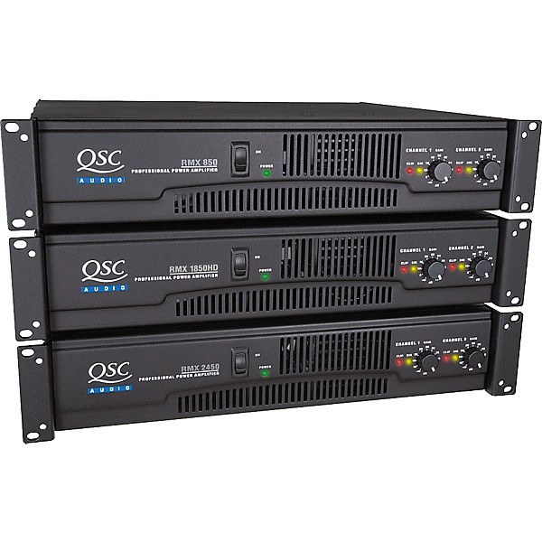 アンプ QSC PROFESSIONAL POWER AMPLIFIER RMX 850 Open Box QSC RMX 850 Power Amp | Guitar Center