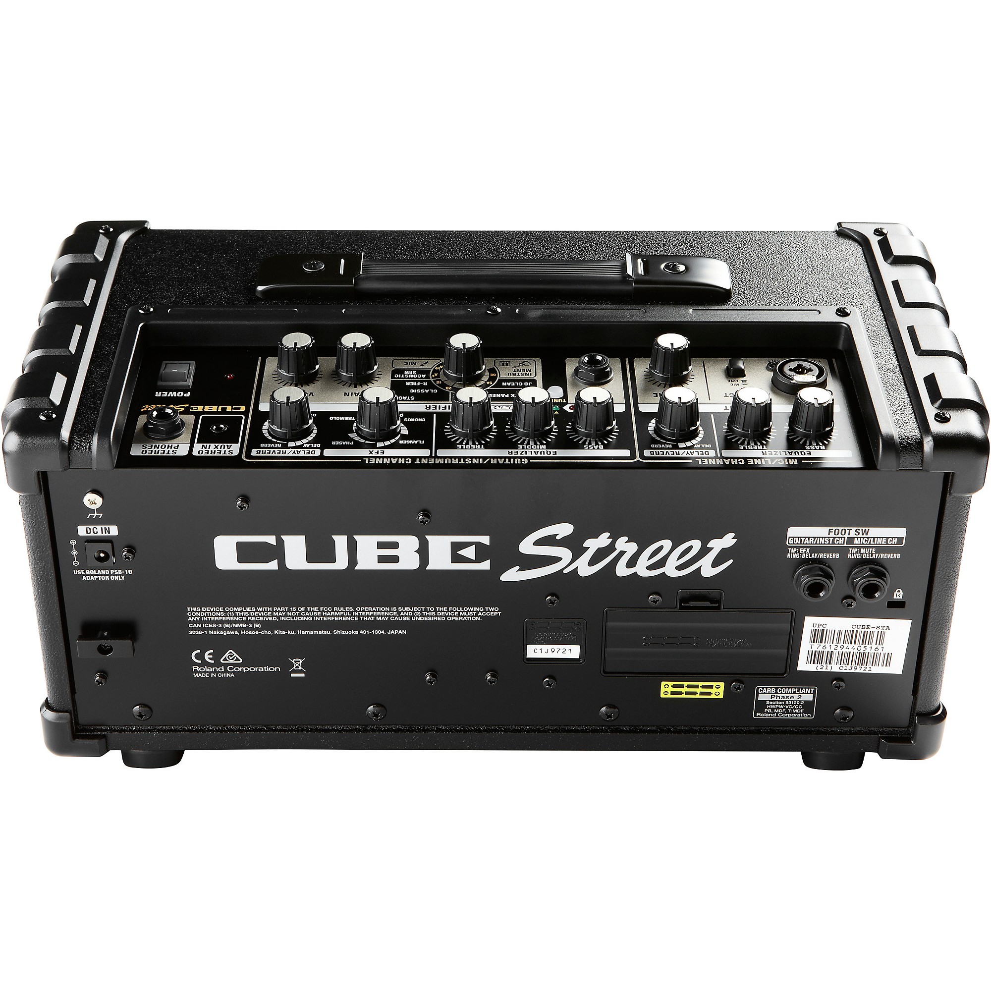 Roland CUBE Street Battery-Powered Stereo Guitar Combo Amp Black 