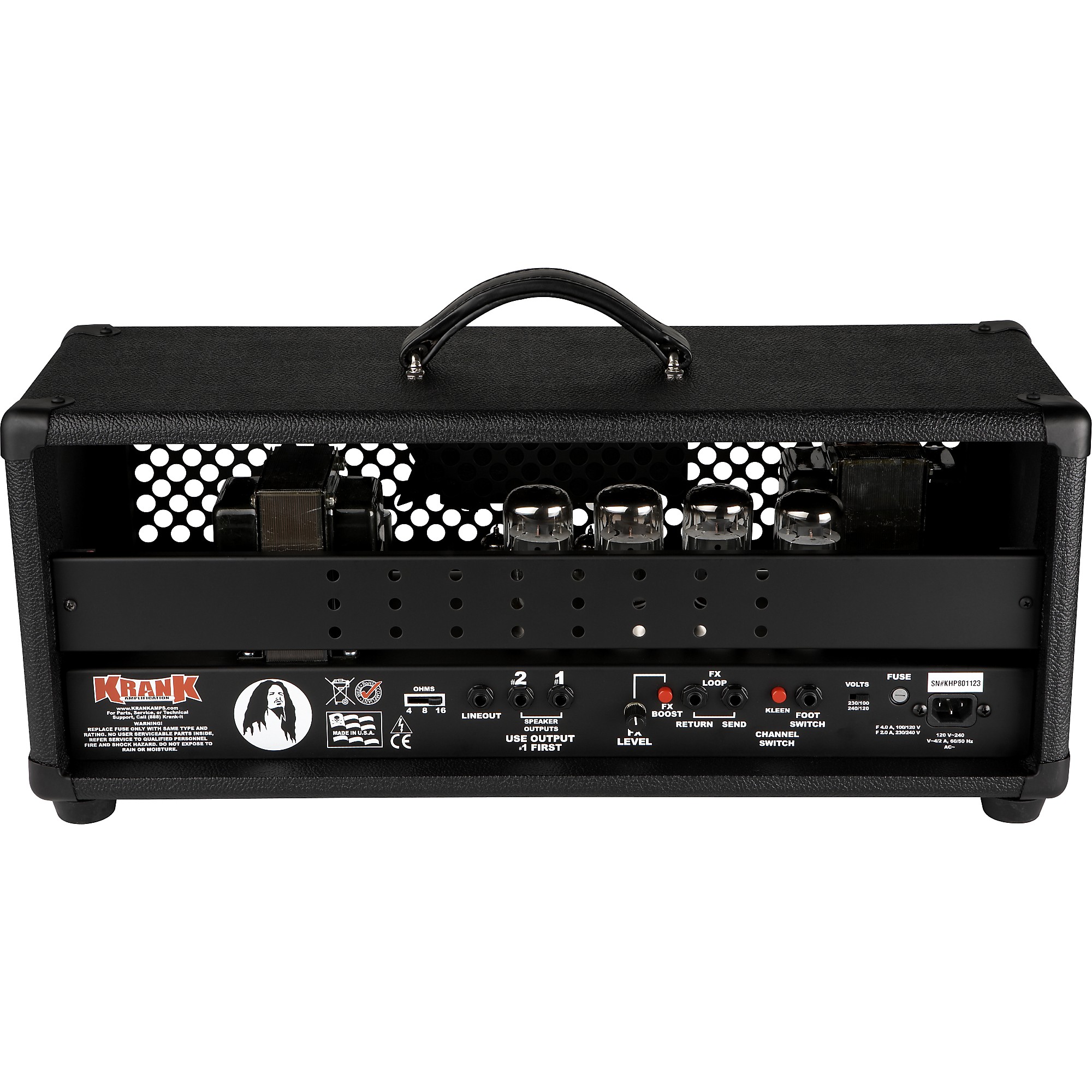 Open Box Krank Krankenstein + KRPBK00 120W Tube Guitar Amp