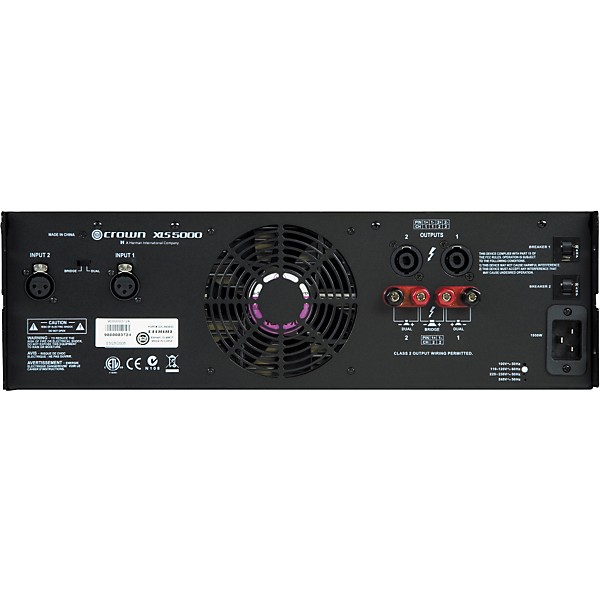 Open Box Crown XLS 5000 Power Amplifier Level 1